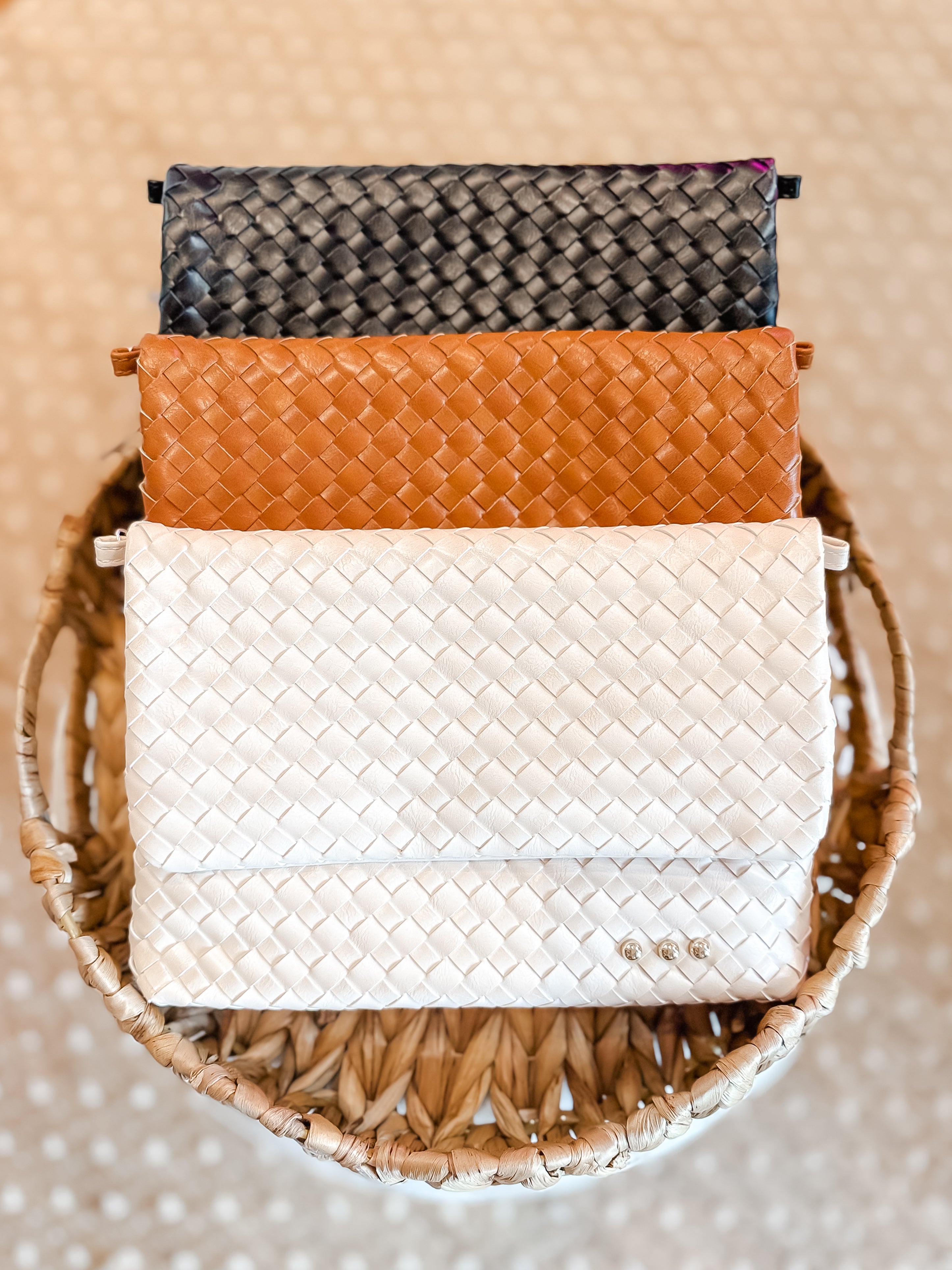 Willow Woven Flap Crossbody