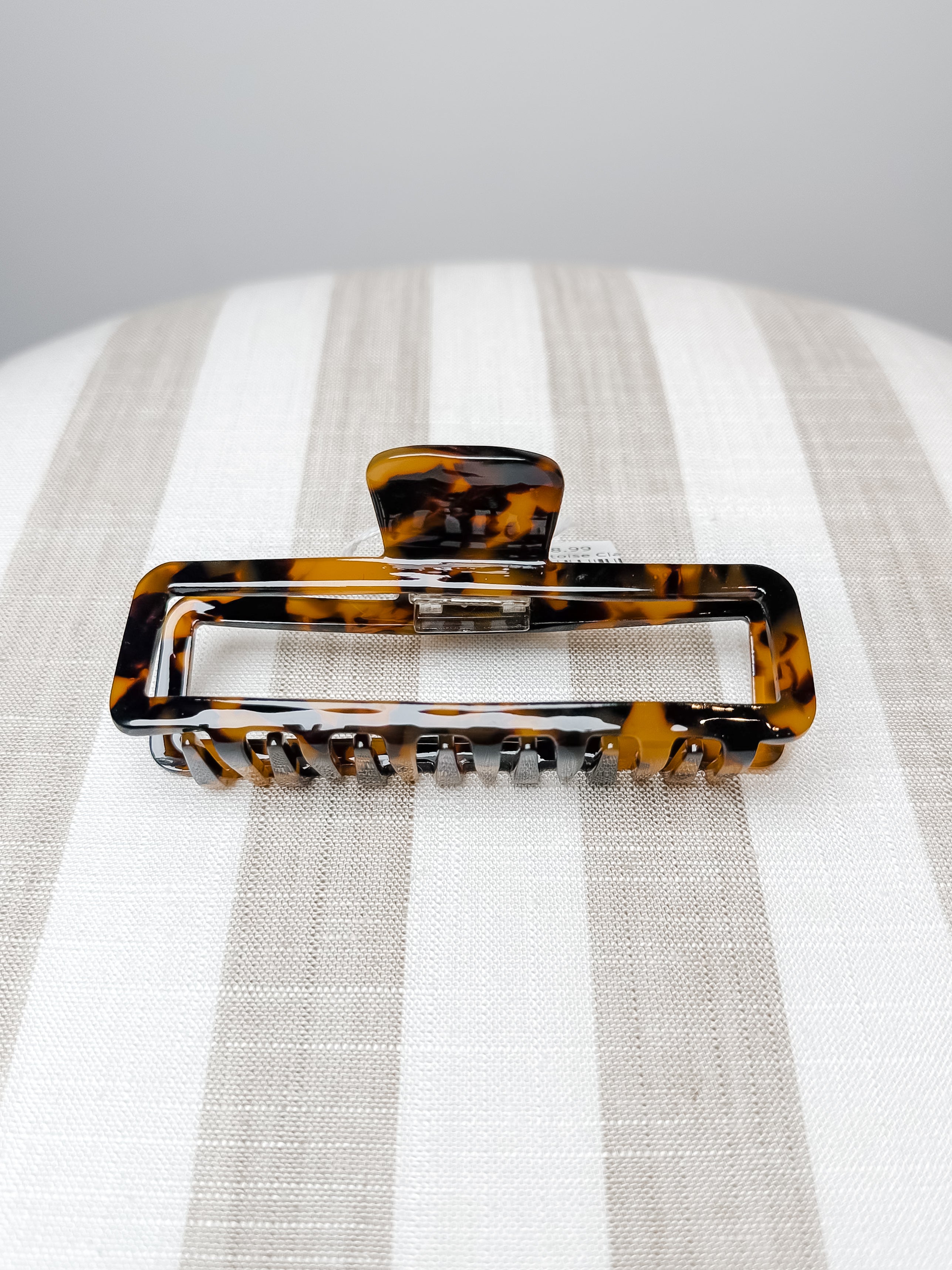 Brown Tortoise Claw Clip