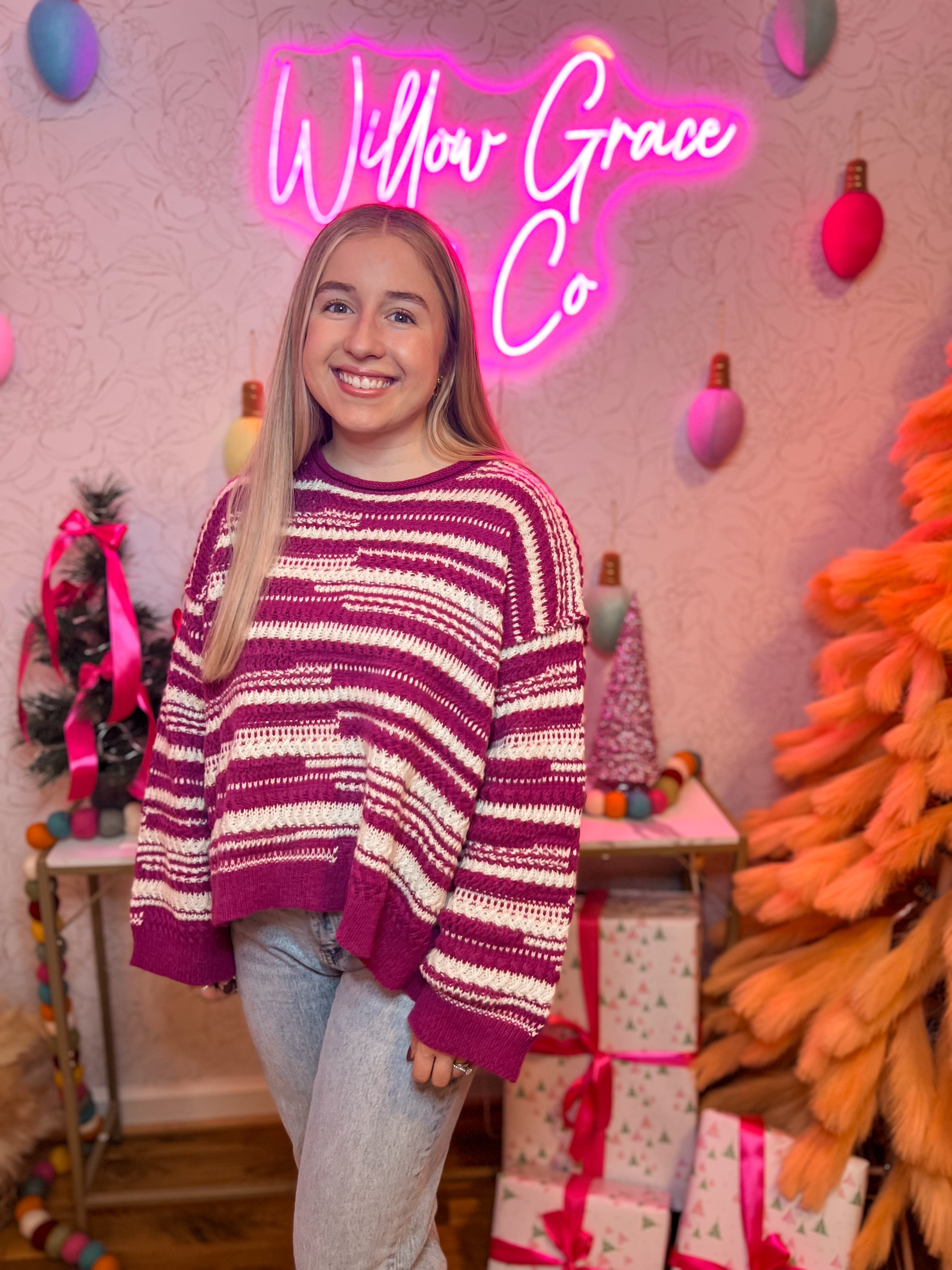 Perfect Plum Sweater