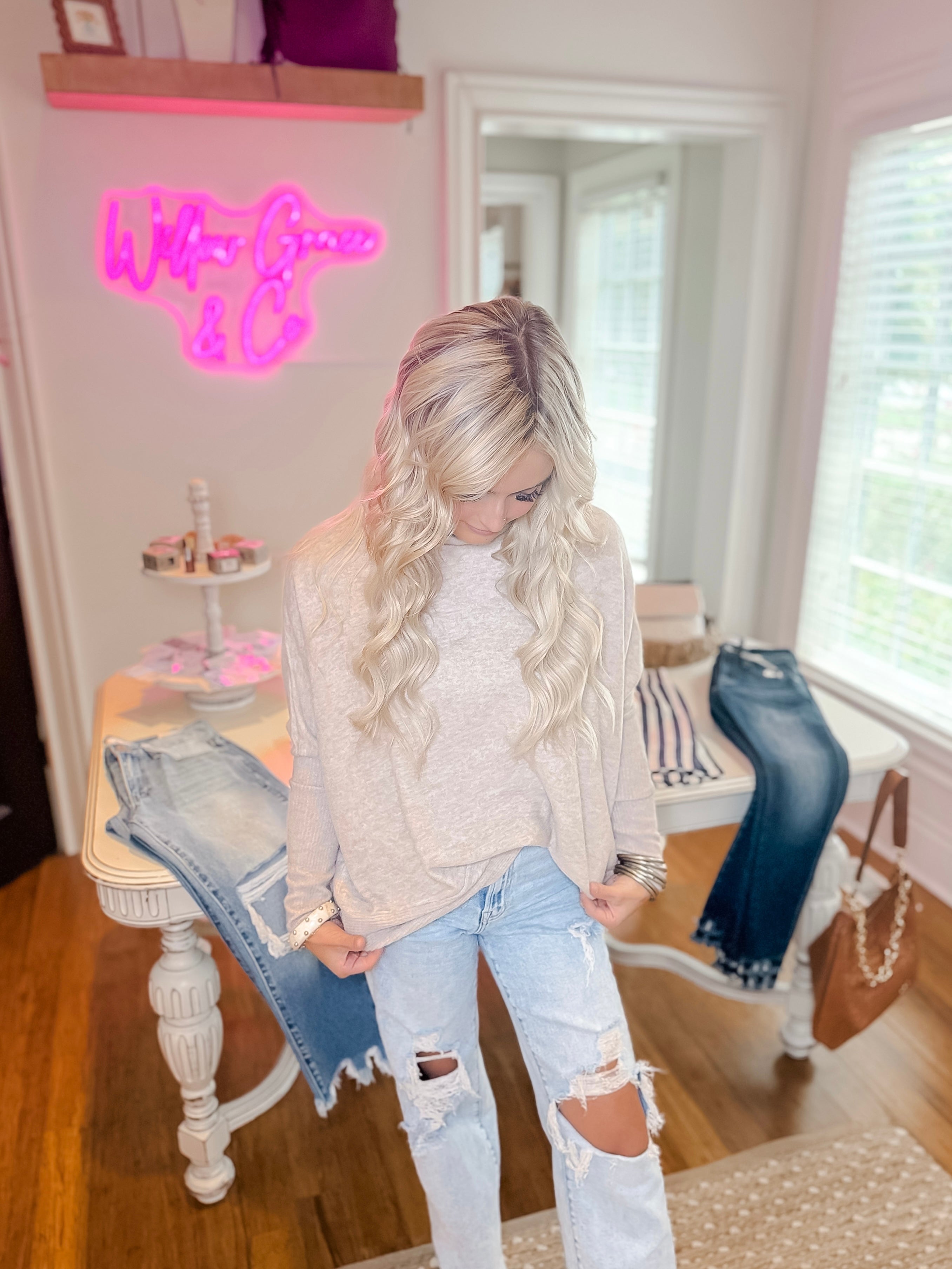 Crisp Mornings Turtleneck Sweater