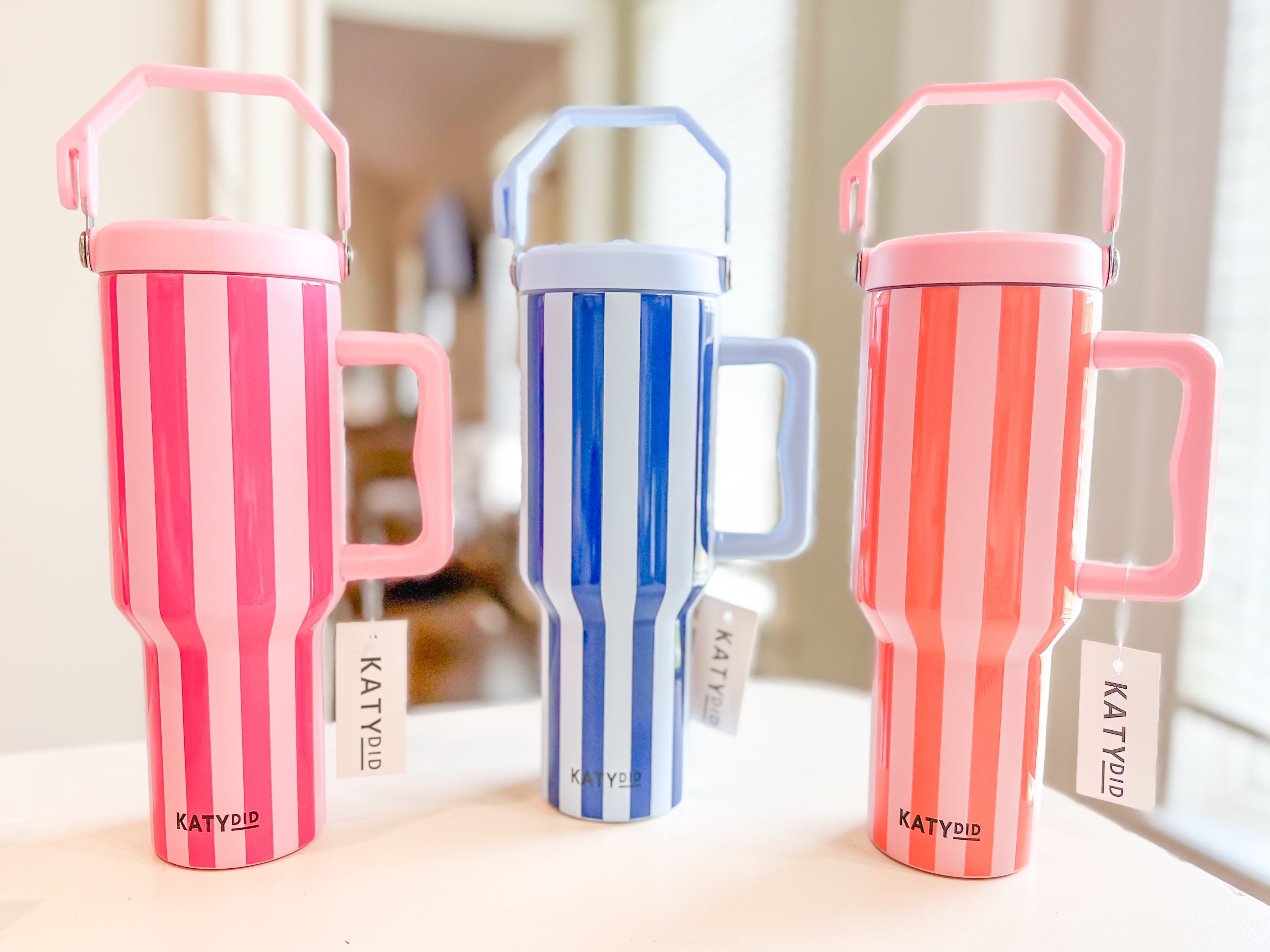 Cabana Pink and Orange 38oz Tumbler